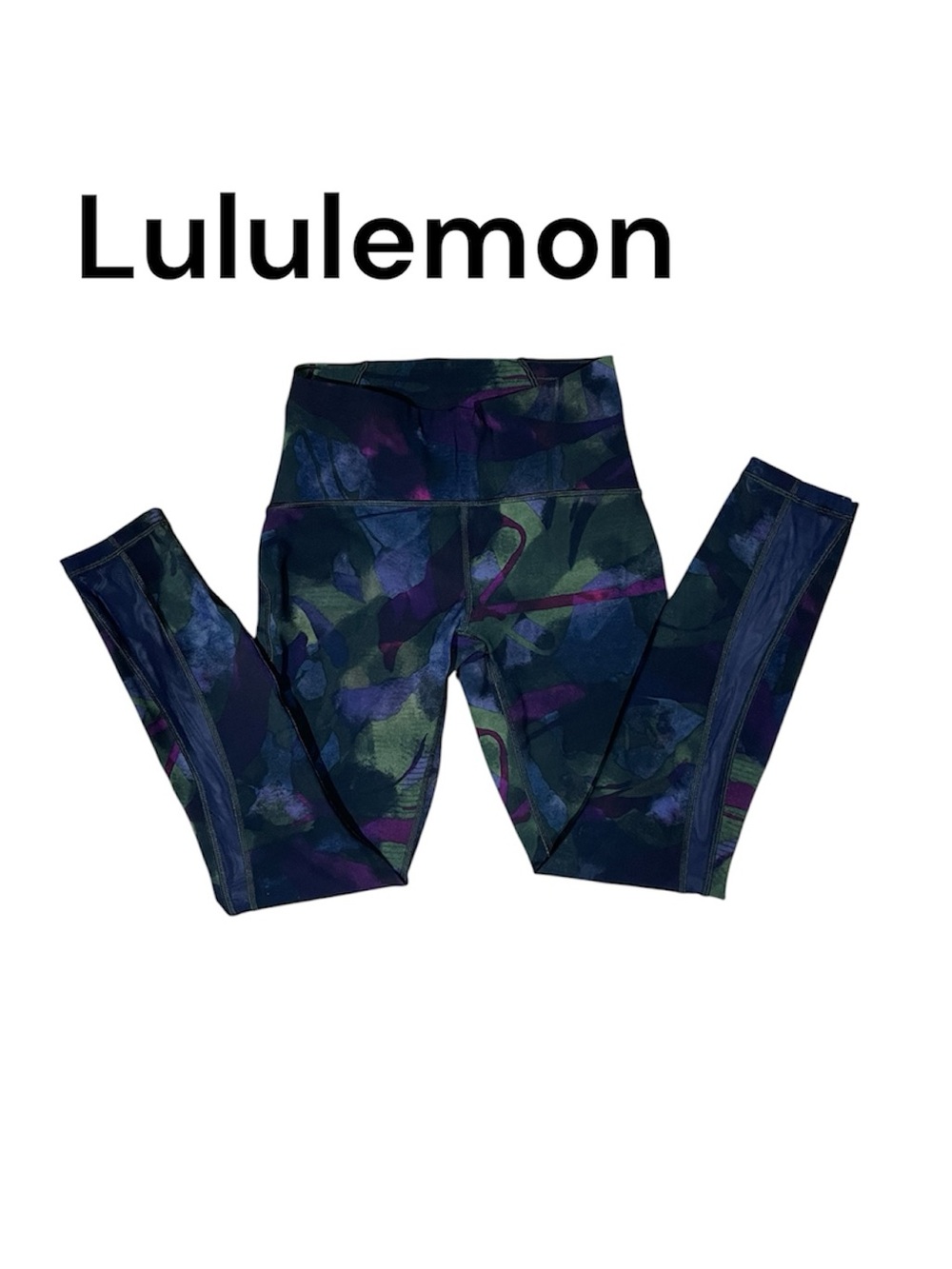 High-Rise Printed Leggings (XS)